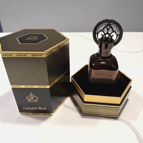 Enchanted Musk by Rayef EDP Men 100ml 3.4oz Made in Dubai Authentic - Picture 3 of 5